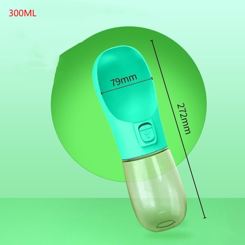 Portable dog water bottle for walks and travel — product view 4