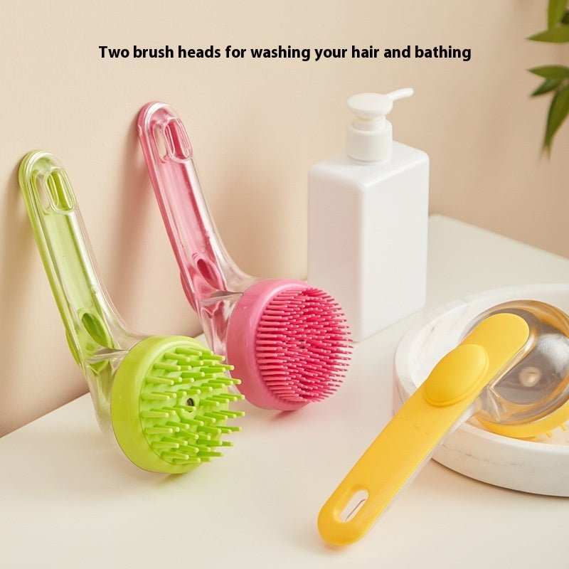 Long-handle pet bath brush for cats and dogs — product view 4