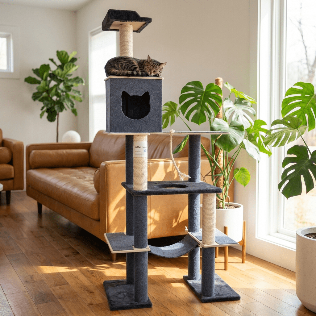 Noba Supreme 81" Tower - 6 - Level Cat Tree – view 6