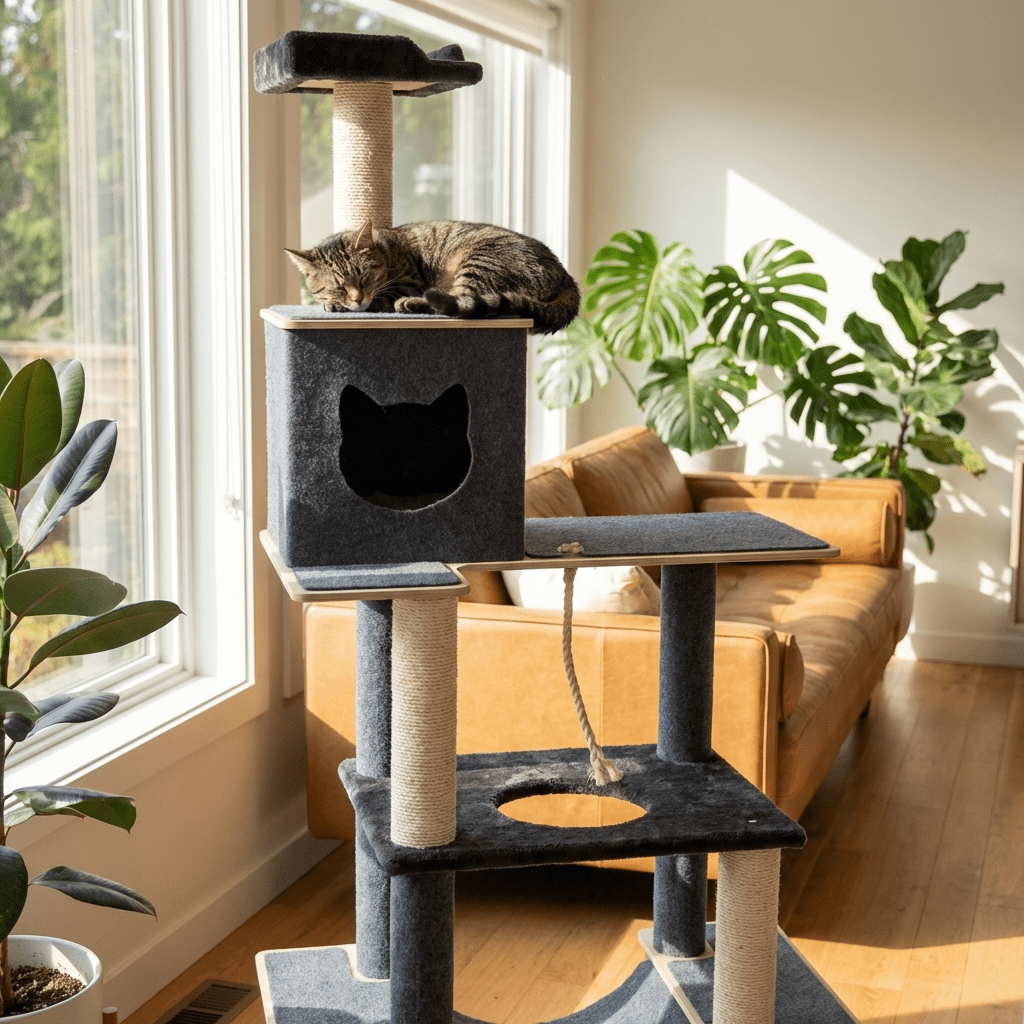 Noba Supreme 81" Tower - 6 - Level Cat Tree – view 7