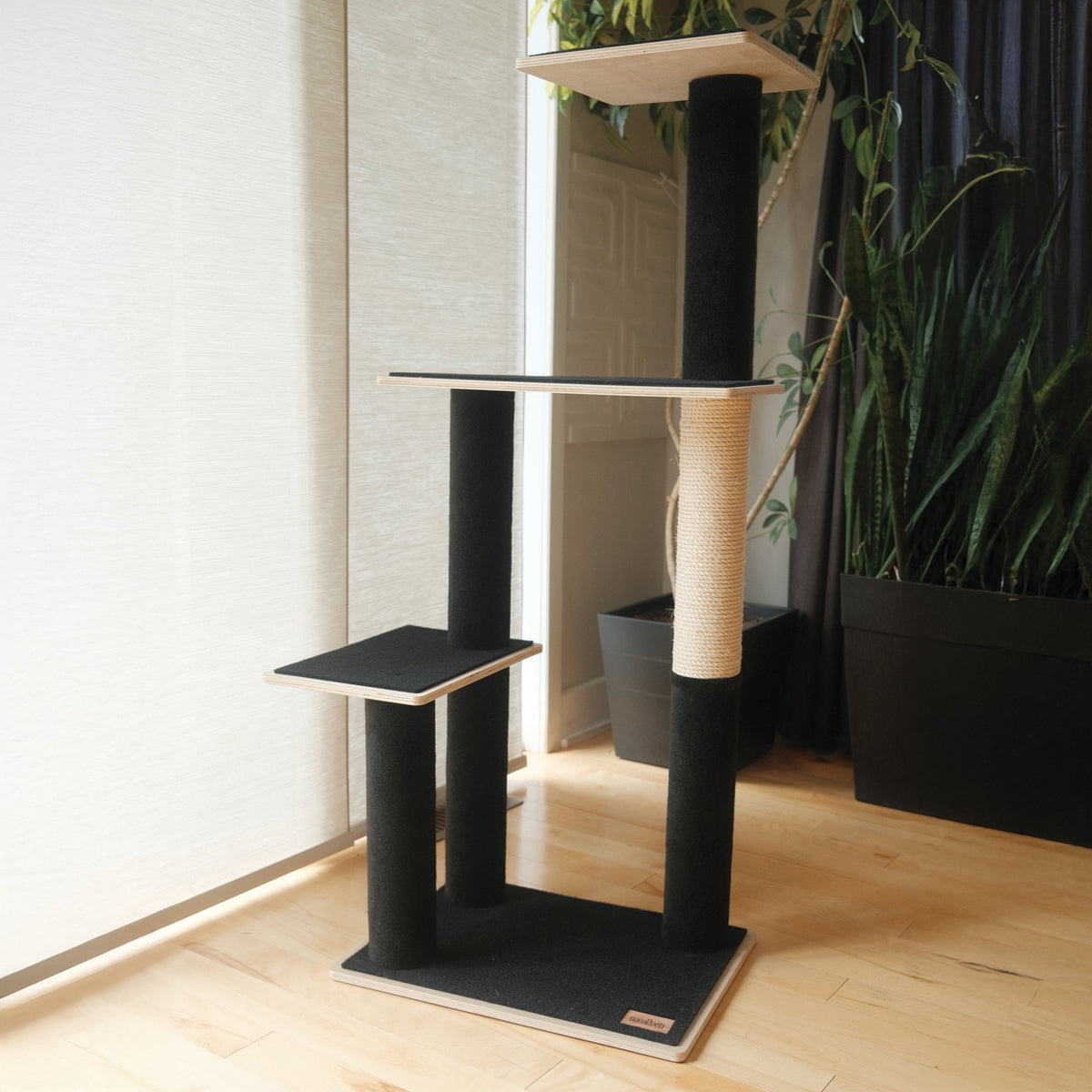 Noba Modern Plywood 3-Level Cat Tree – view 7