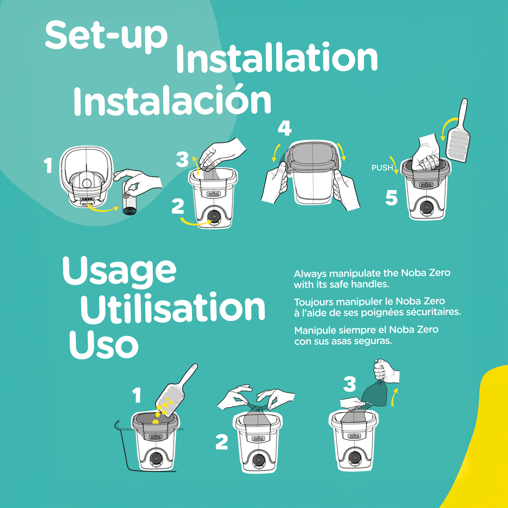 Noba Zero - Cat litter Waste Management System – view 4