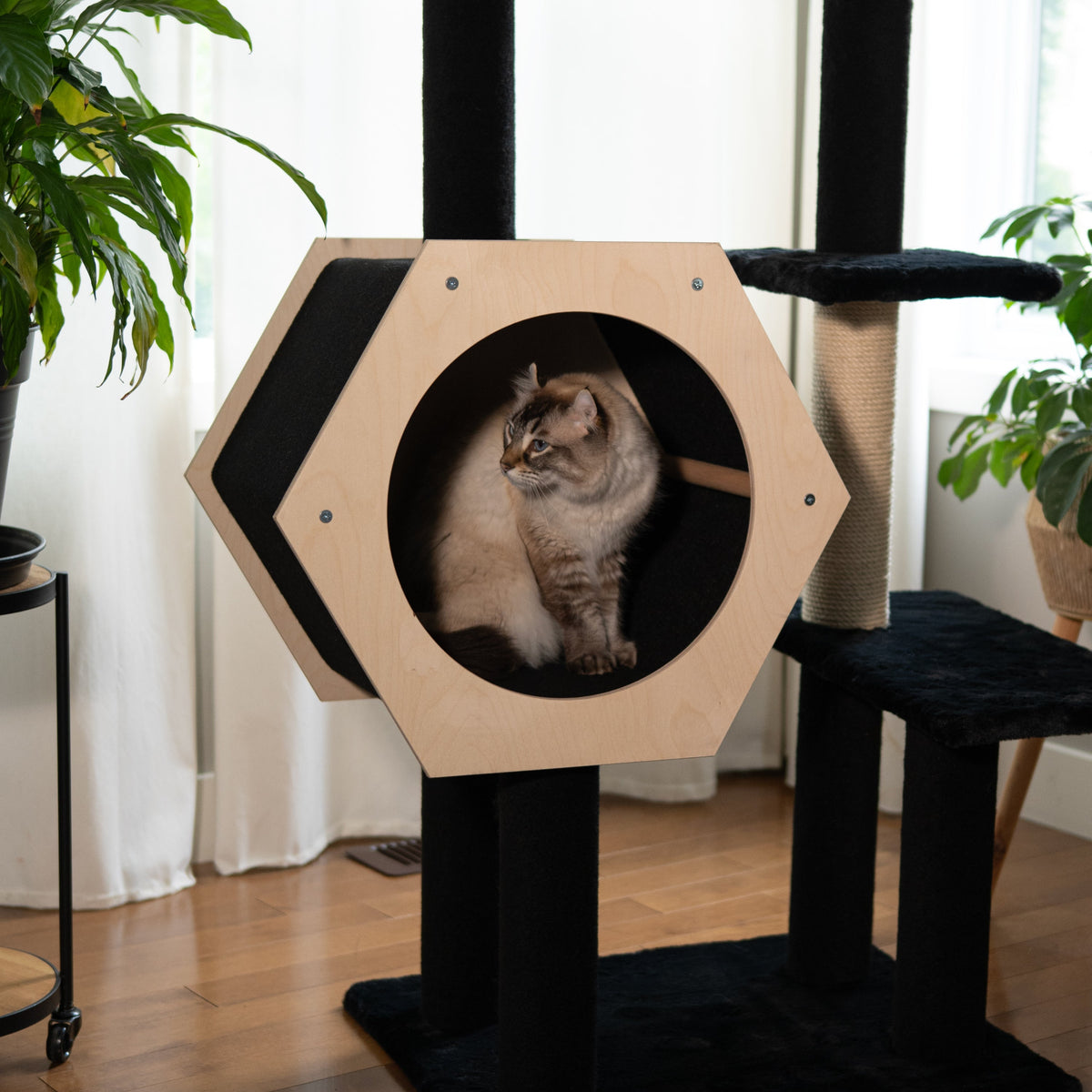 Hexagon House - 4-Level Cat Tree – view 2