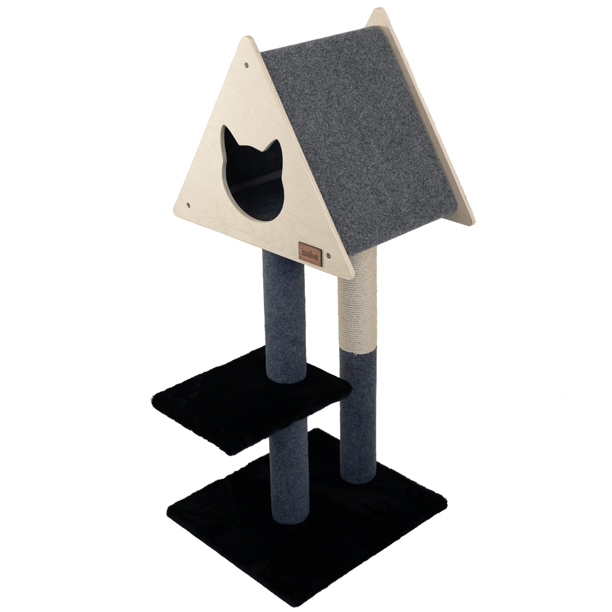 Teepee Hideout - Deluxe 2-Level Cat Tree – view 4