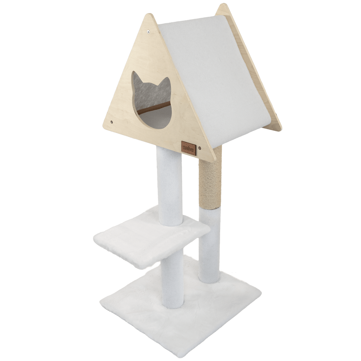Teepee Hideout - Deluxe 2-Level Cat Tree – view 5