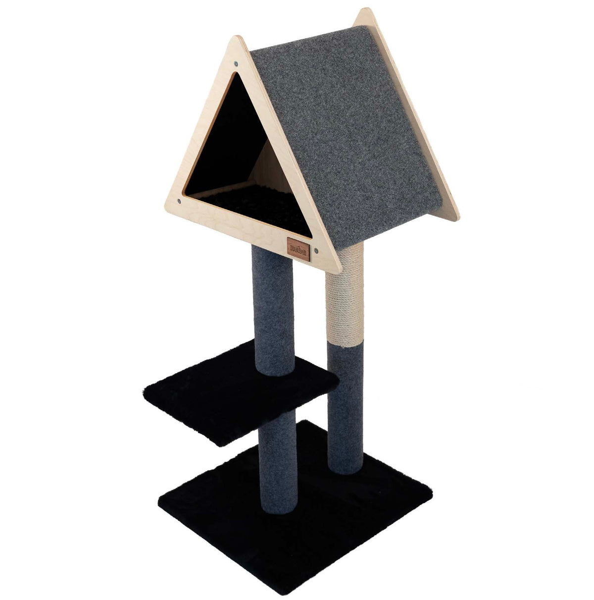 Teepee Hideout - Deluxe 2-Level Cat Tree – view 7
