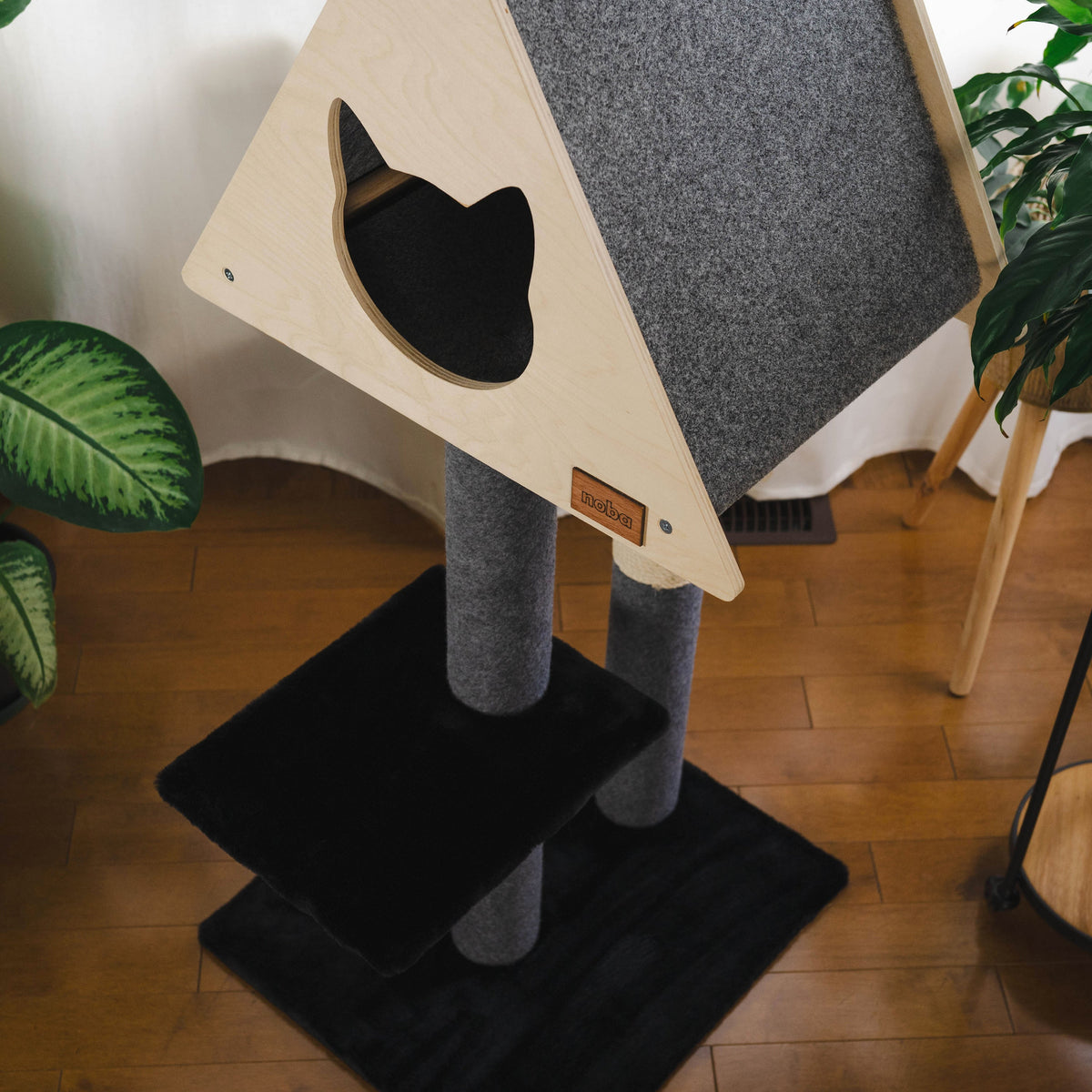 Teepee Hideout - Deluxe 2-Level Cat Tree – view 10