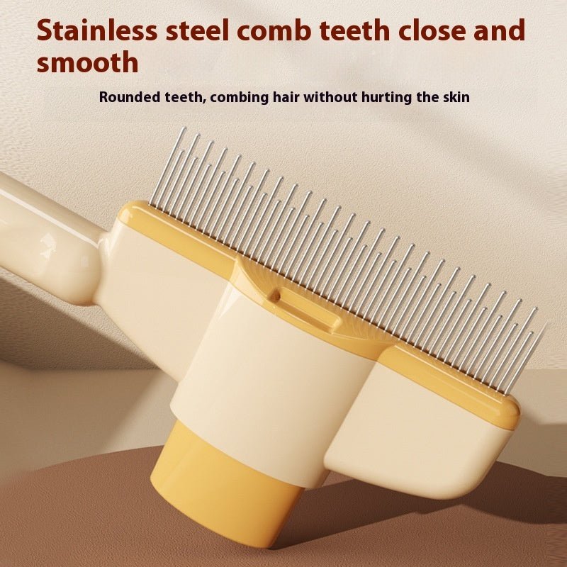 Easy-release grooming comb for cats and dogs — product view 3